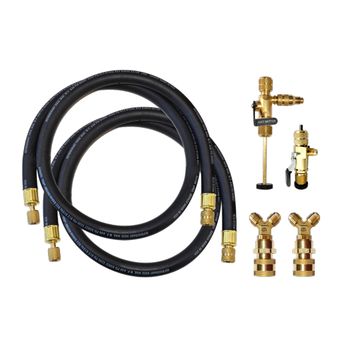 Mini Split Adapter For Gauges R32 R454B Brass Adapter - 1/4 Female To ...