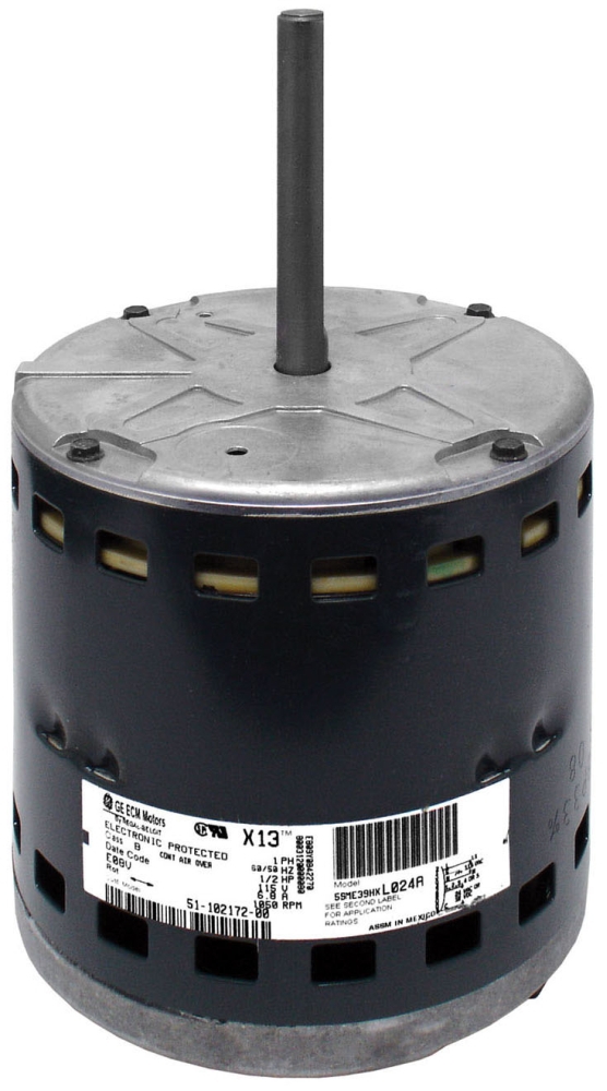 1/2 HP, 120 VAC 50/60 Hz 1-Phase, Shell Band Mount, Drive Direct, Blower  Motor | Design Air